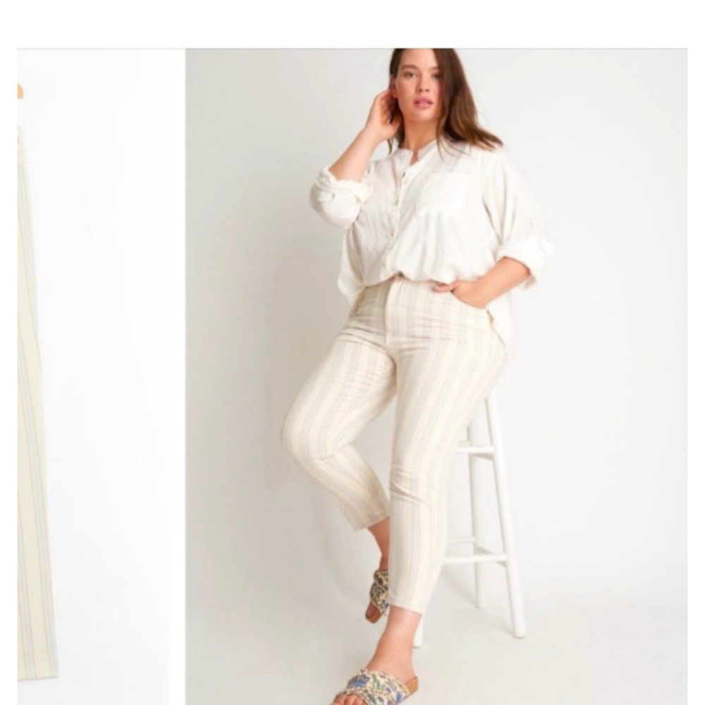 Pilcro & The Letterpress Fleur High-Rise size 25 Slim Boyfriend Jeans - Picture 3 of 12